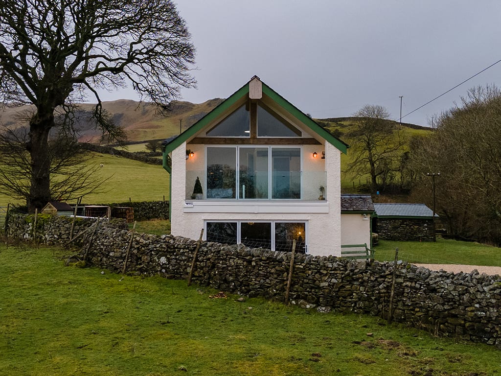 Front photo of Buckstones 2 Story House Extension Built by Wolfe Design Build in Cumbria The Lake District
